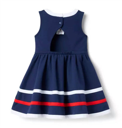 Girl's Bow Ponte Dress