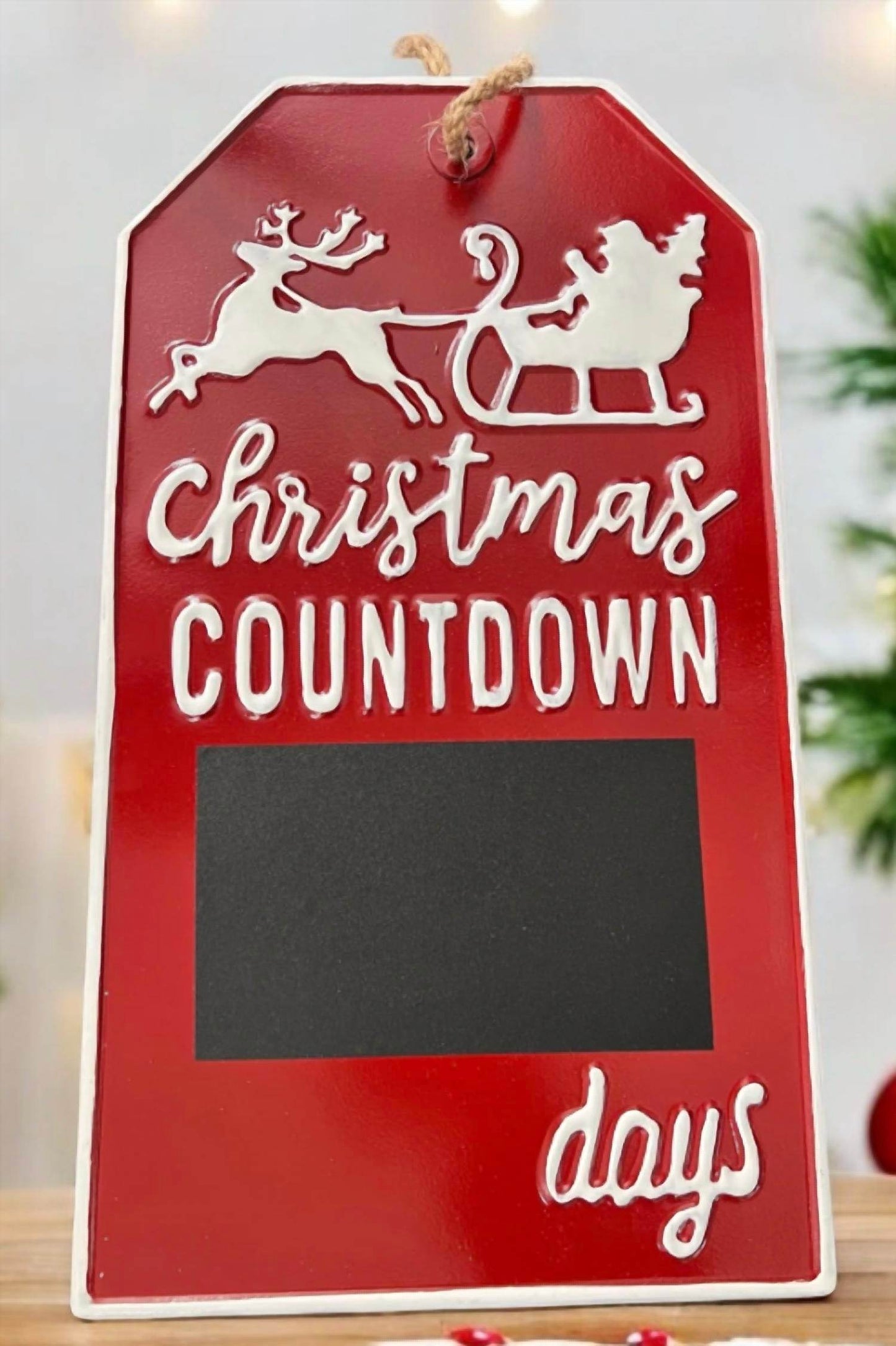 Burton + Burton - Countdown to Christmas chalkboard - Rack Hunt -