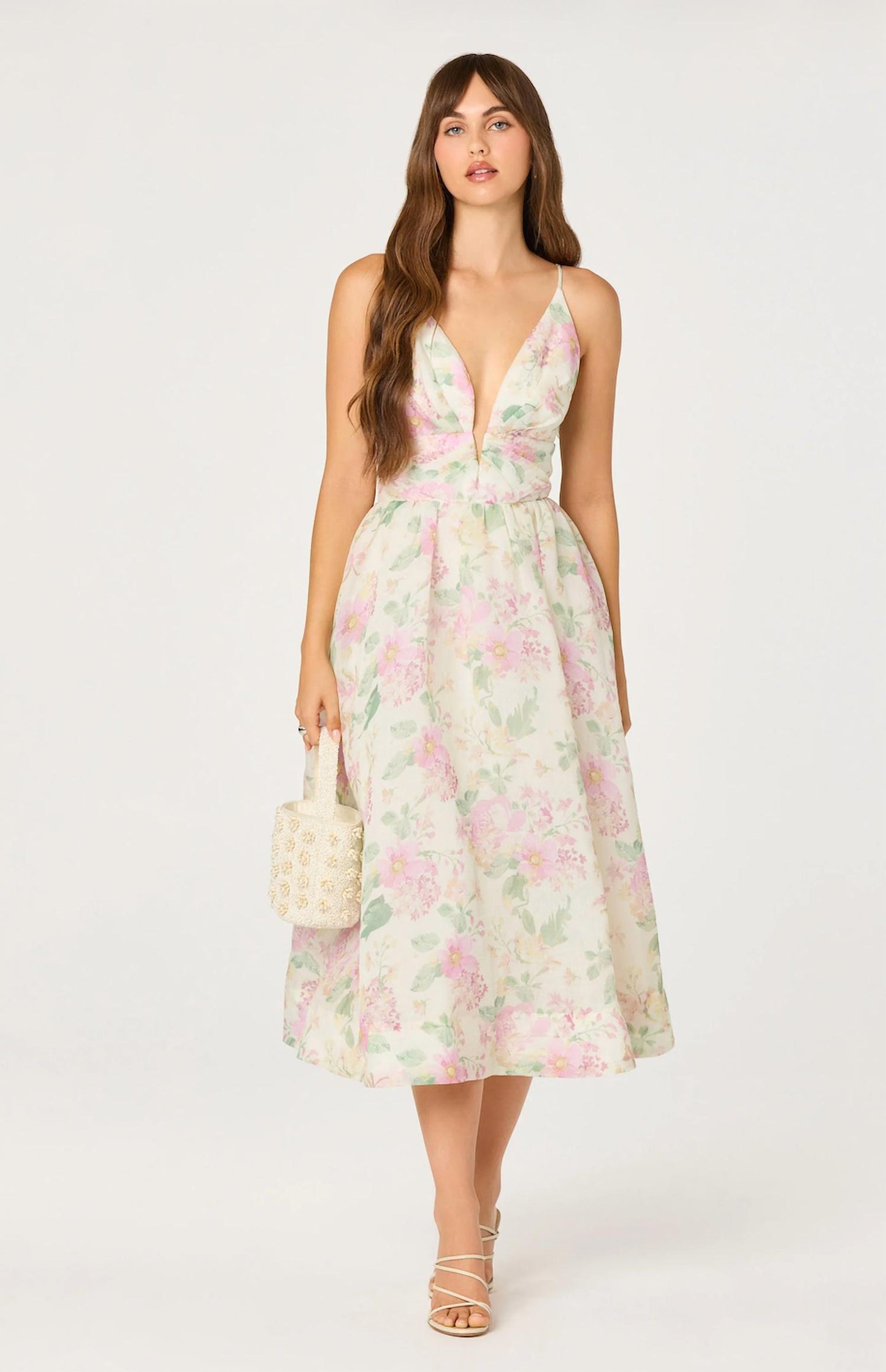 Janna Floral Midi Dress