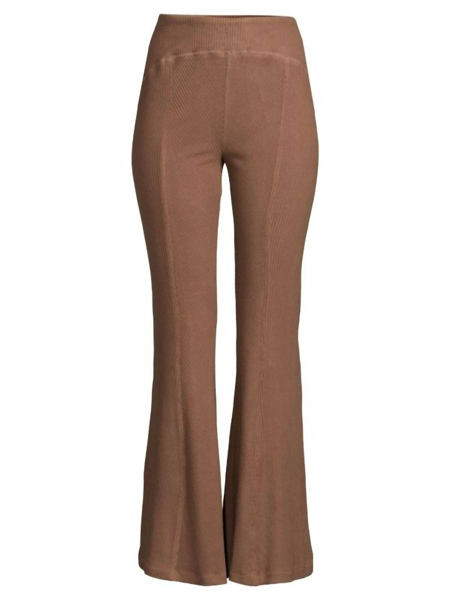 Area Stars - Ribbed Flare Pull On Pants - Rack Hunt