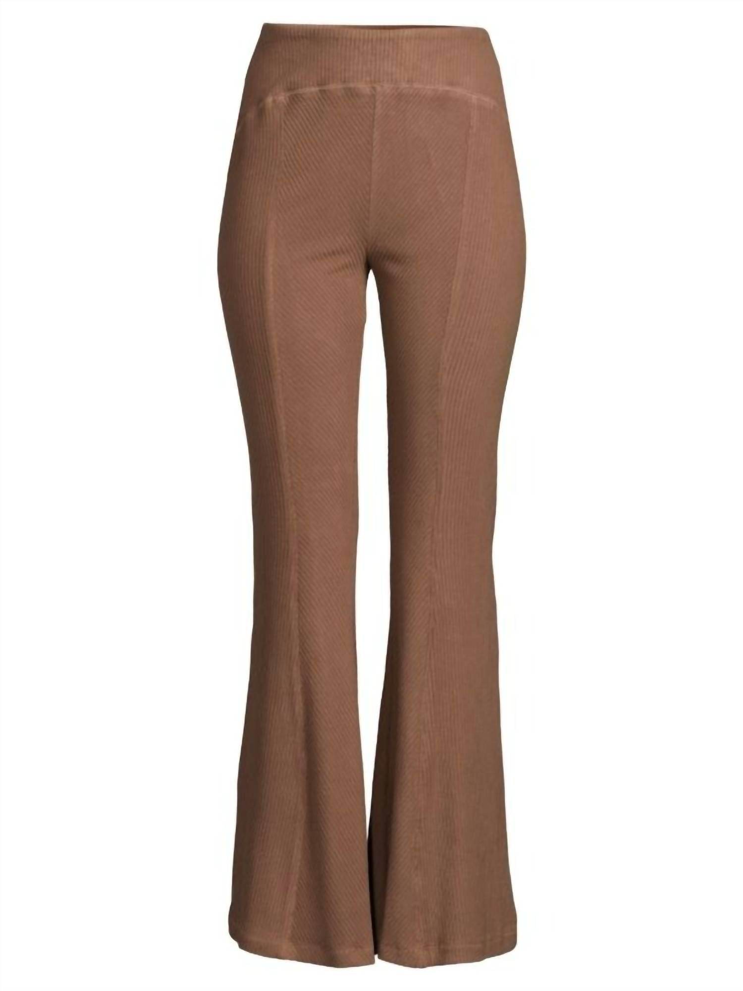 Area Stars - Ribbed Flare Pull On Pants - Rack Hunt