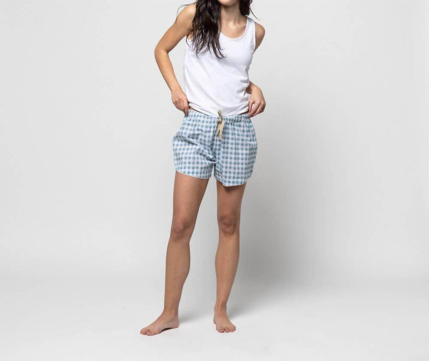 Veraluna - Organic Cotton Gingham PJ Set - Rack Hunt -