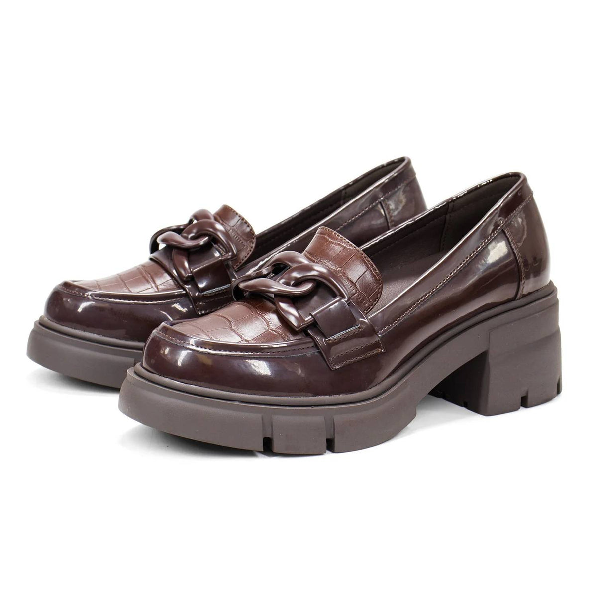 Women's Braixen Lug Sole Synthetic Loafer