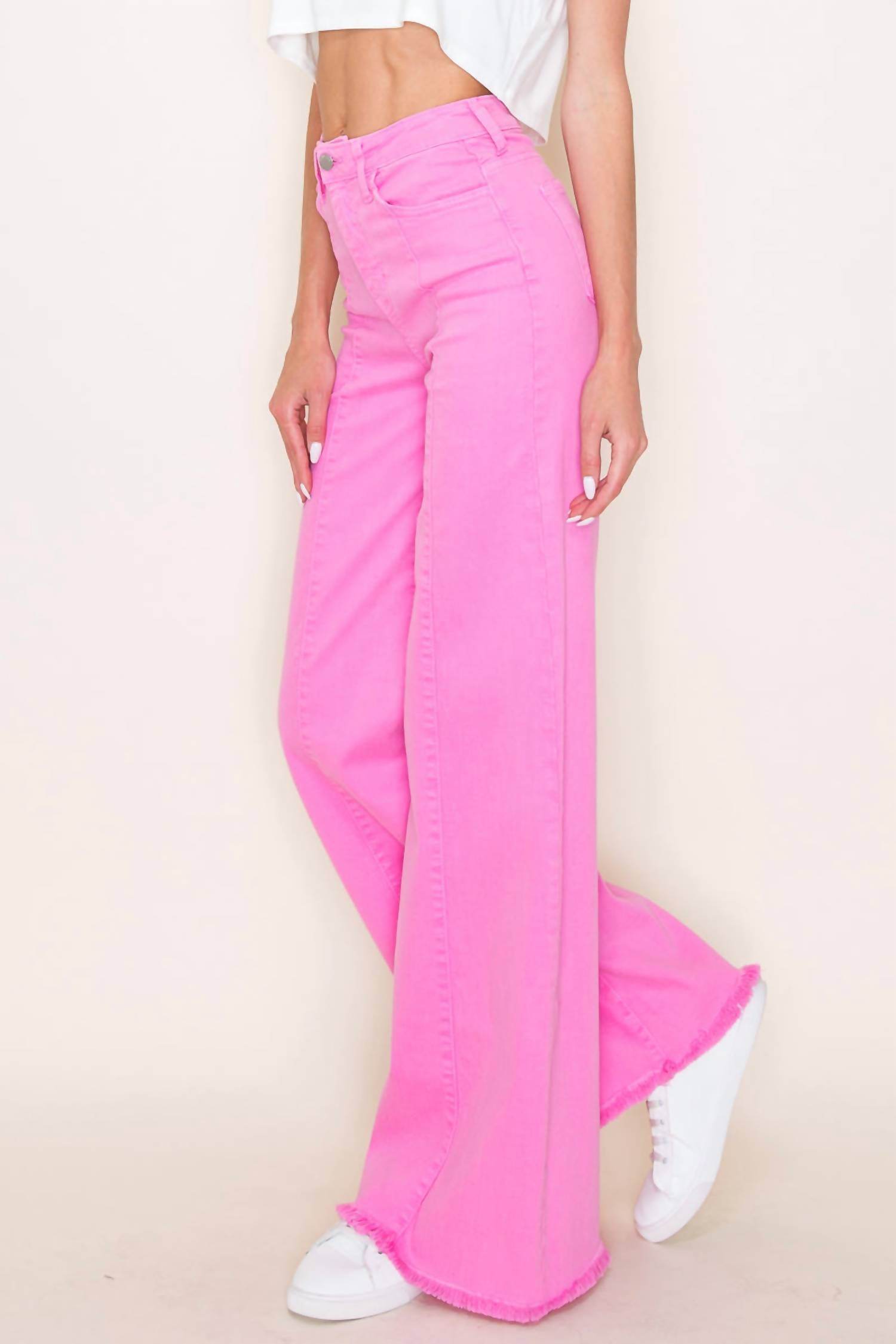 O2 Denim - Jen Wide Leg Straight Jeans - Rack Hunt