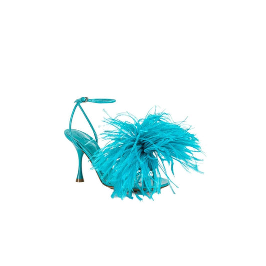 Women's Dot Feather-detailed Sandals