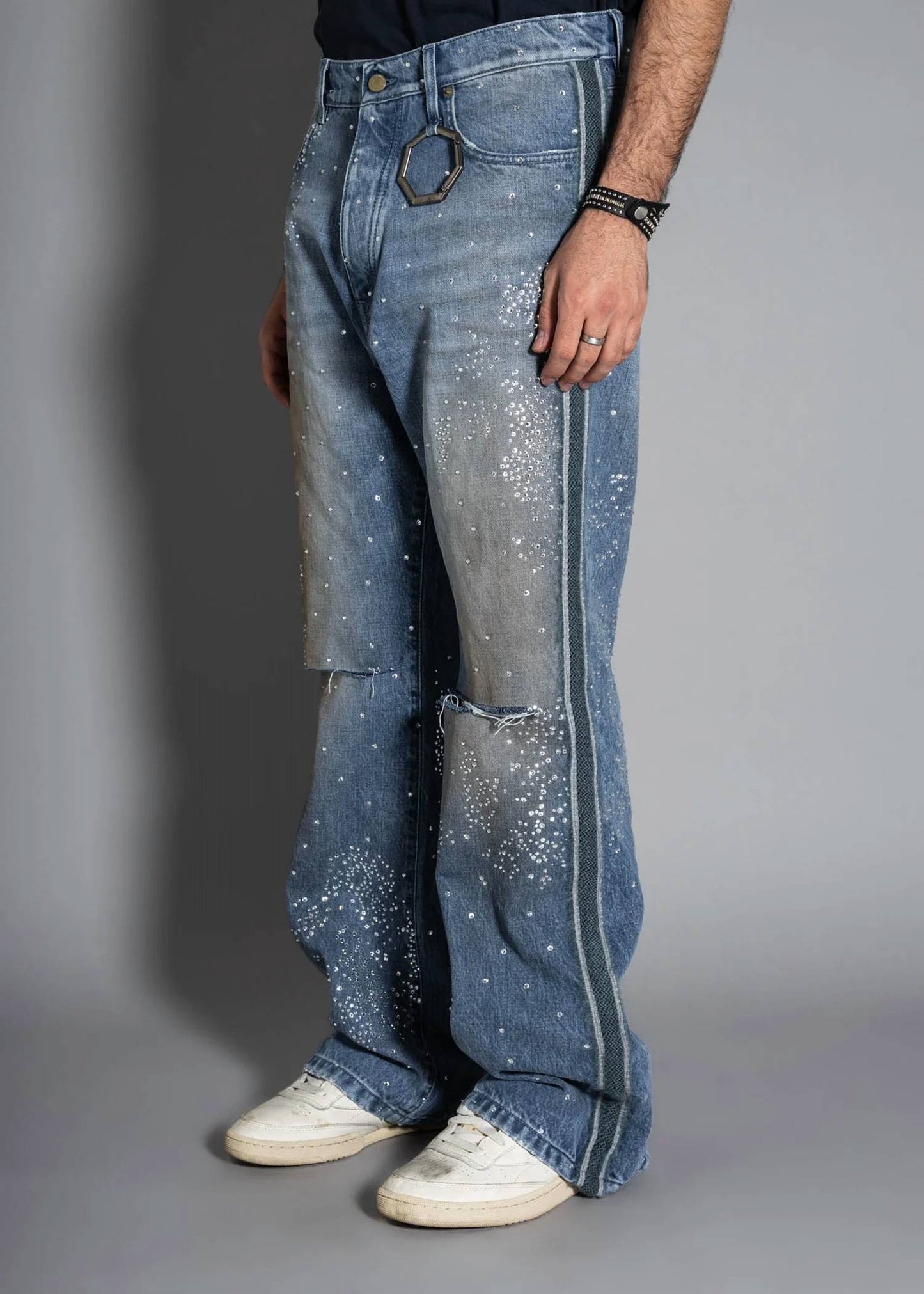 Crystal And Mohair Studio Jeans