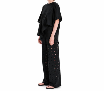 Traces Of Time Perforated Pants