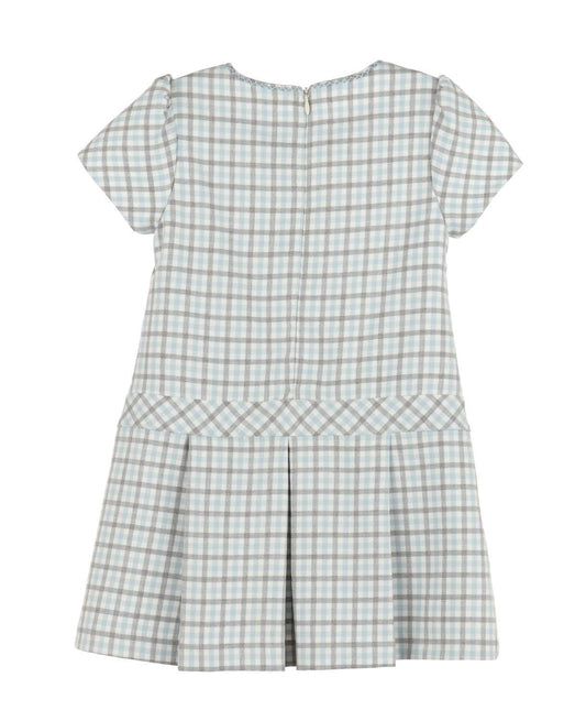 Luli & Me - Girl's Plaid Drop Waist Dress - Rack Hunt -