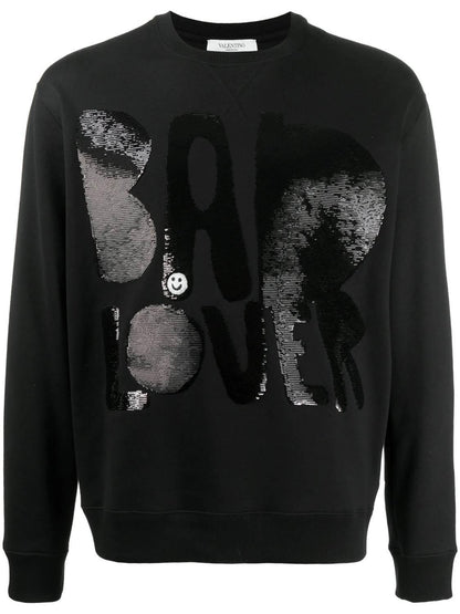 Valentino - Bad Lover Sequin Sweatshirt - Rack Hunt