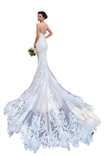 Ivoire by Kitty Chen - Kate Fit And Flare Wedding Dress - side view - Rack Hunt