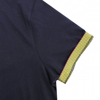 Double Sided Grid Print Collar Polo