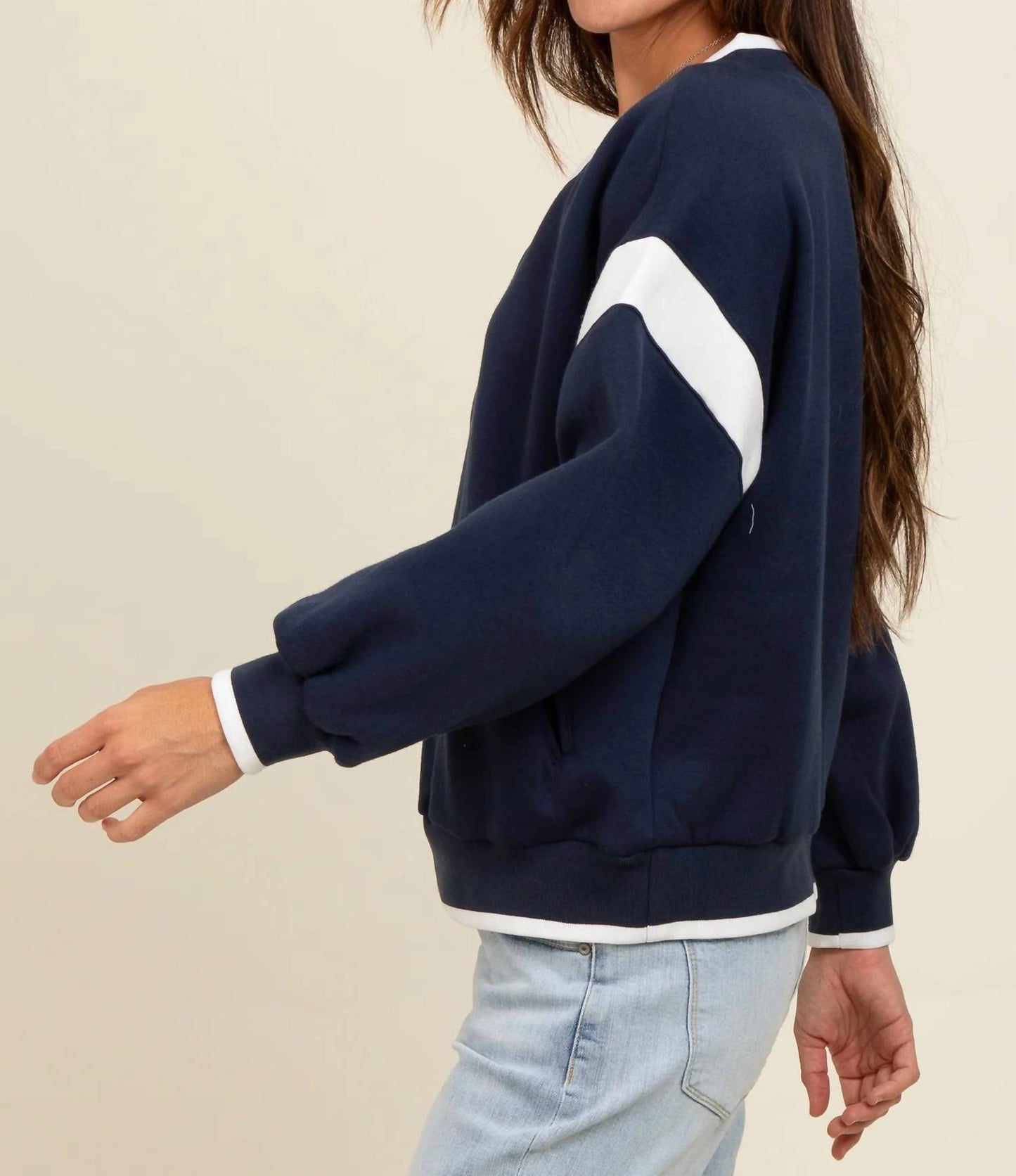 Maya Oversized V-Neck Pullover