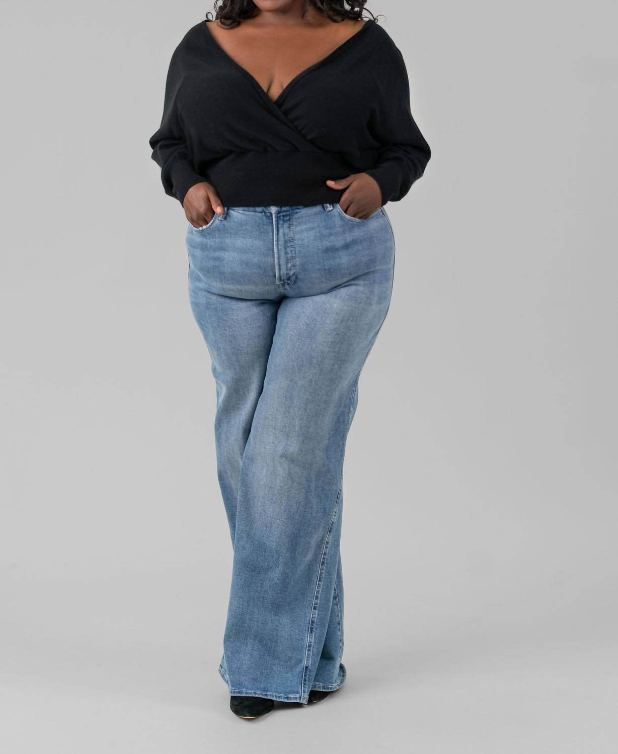 BITTE KAI RAND - Mullein Cotton Wrap Sweater - Plus Size - Rack Hunt -