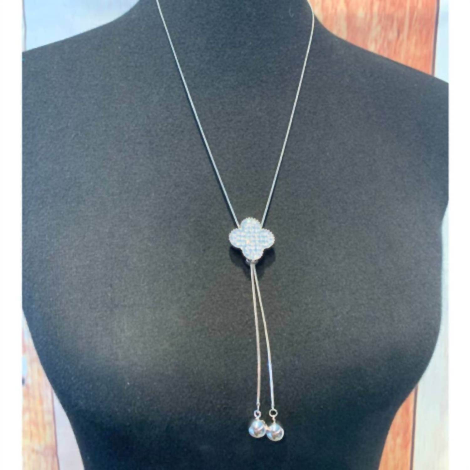 Must Haves by Paula - Women's 4 Pieces Crystal Bolo Necklaces - Rack Hunt -