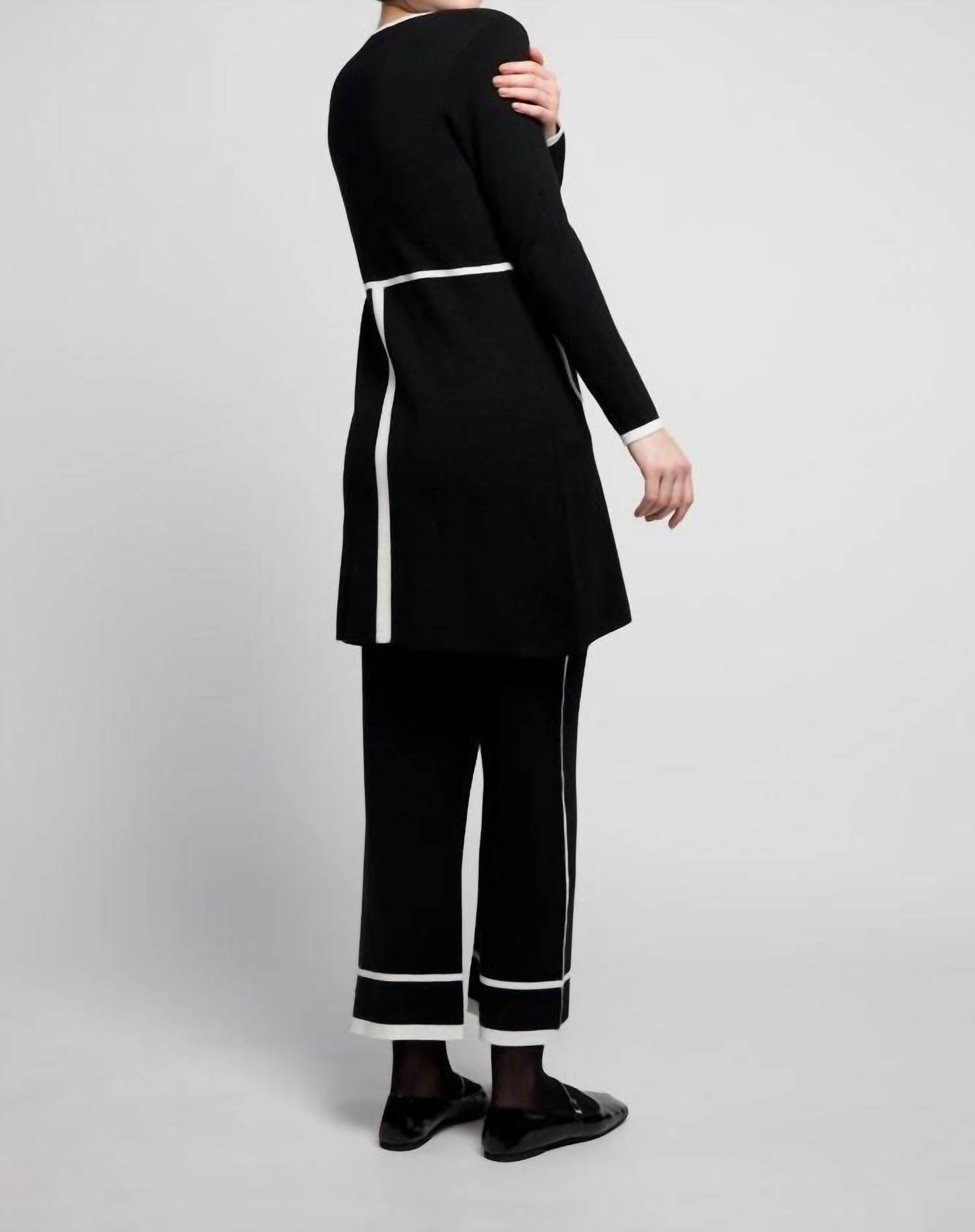 ATELIER - Long Sleeve Double Knit Dress - Rack Hunt -