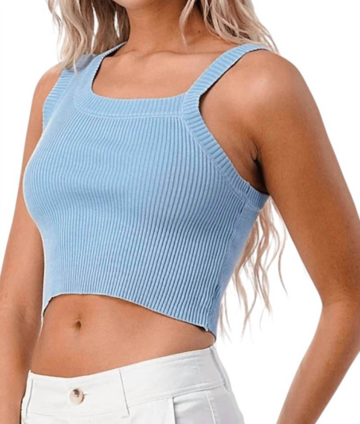 Thinkable - Sarah Crop Tank Top - Rack Hunt -