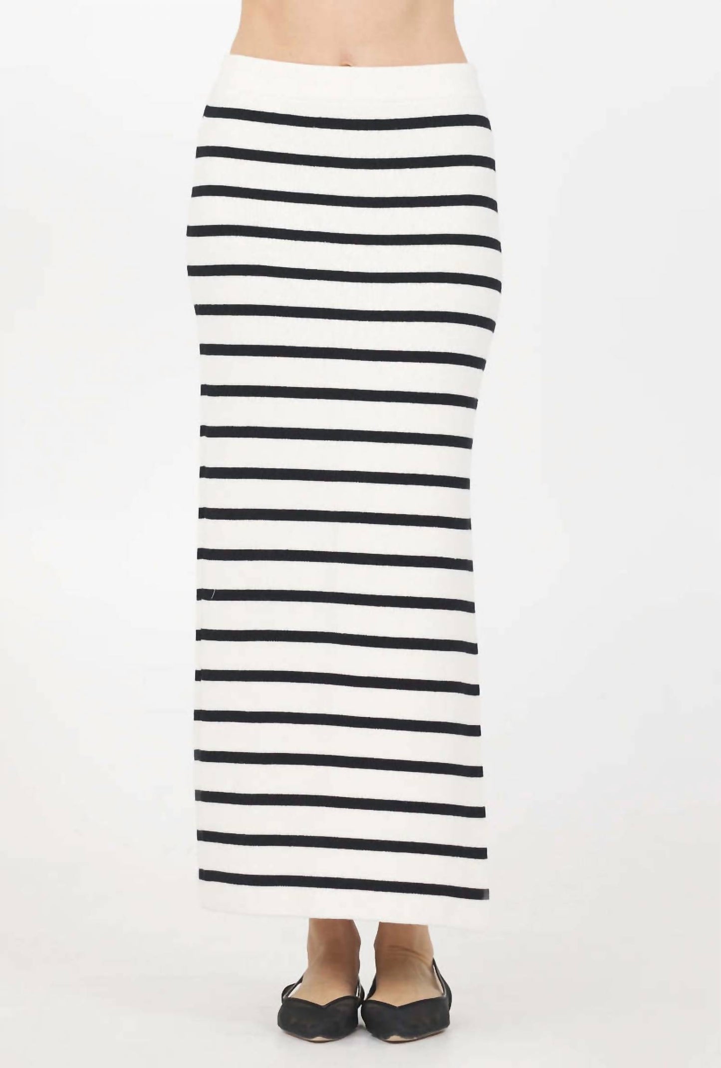 Celine Striped Maxi Skirt