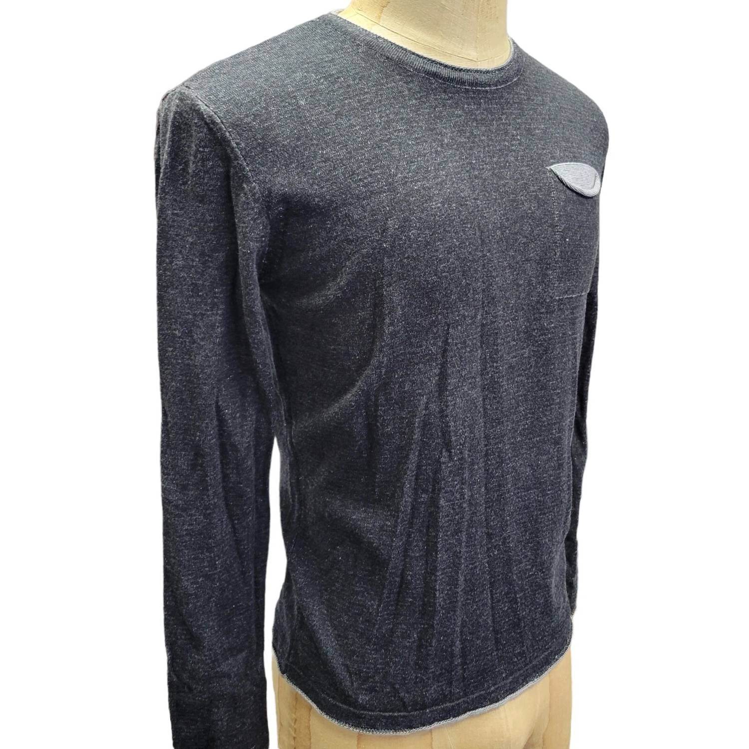 RNT23 - Men's Long Sleeve Crewneck Shirt - Rack Hunt -