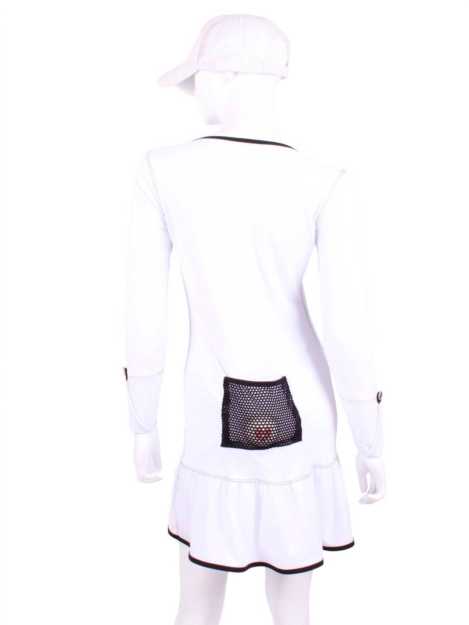 Love Love Tennis - Women's Long Sleeve Vee Monroe Dress - Rack Hunt