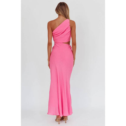 One Shoulder Asymmetric Dress