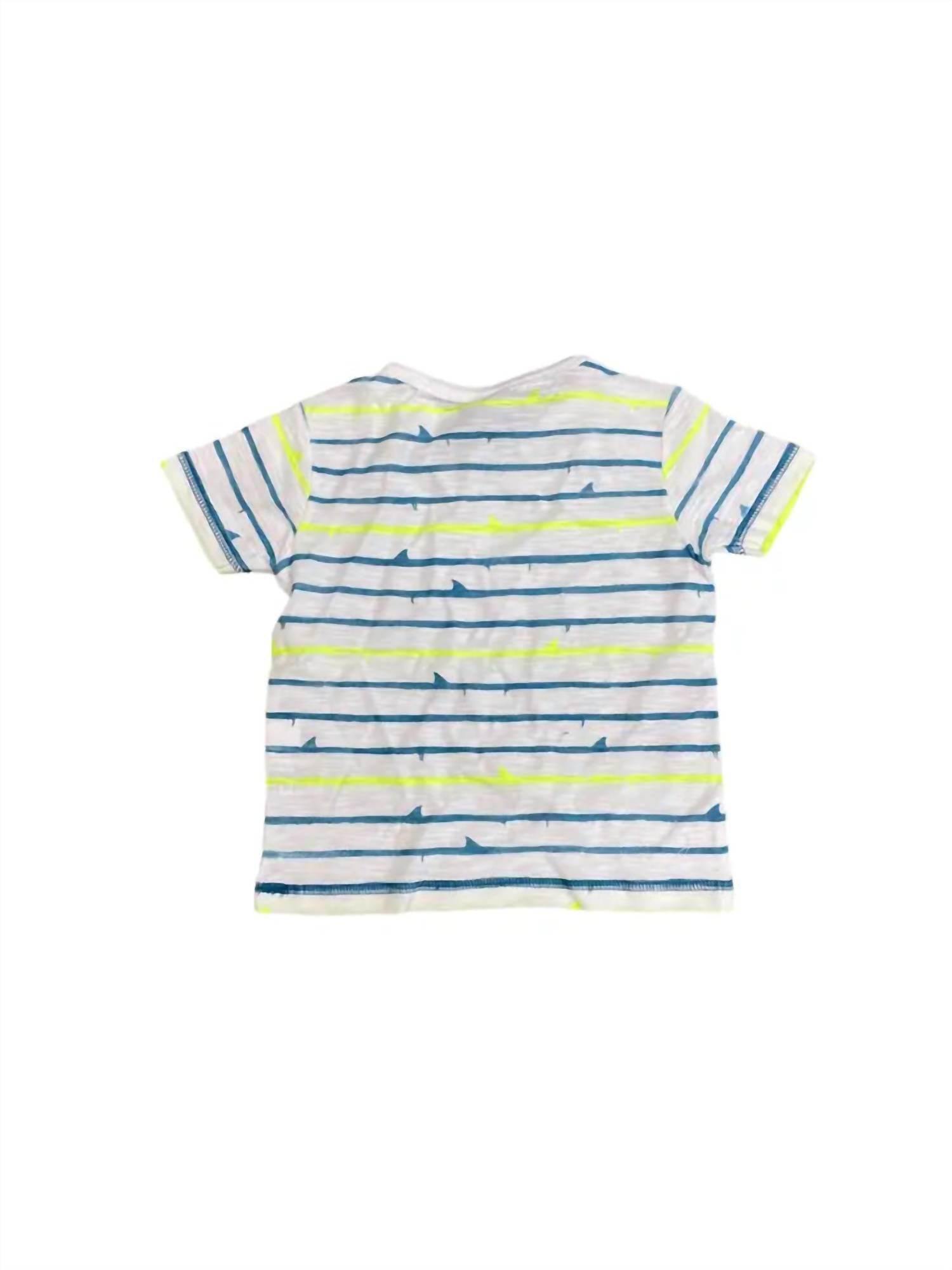 Bear Camp - Boy's Shark Fin Stripe Tee - Rack Hunt -