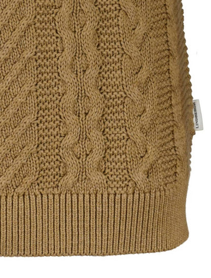 Cable Knit Style Cotton Sweater