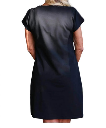 Nu-Look - Sequin Chic Knit T-Shirt Dress - Rack Hunt
