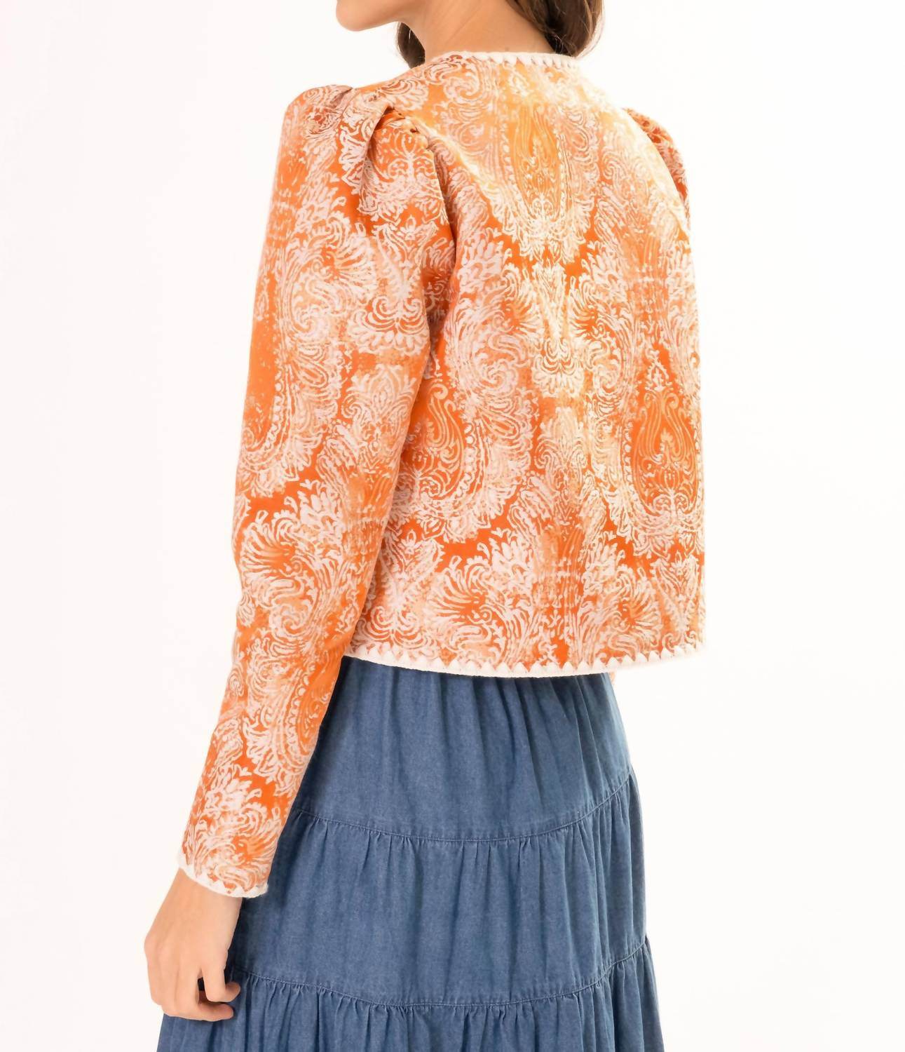 Area Stars - Paisley Jacquard Jacket - Rack Hunt