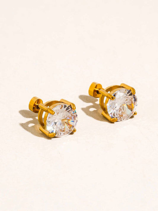 The Camille Flat Back Earrings