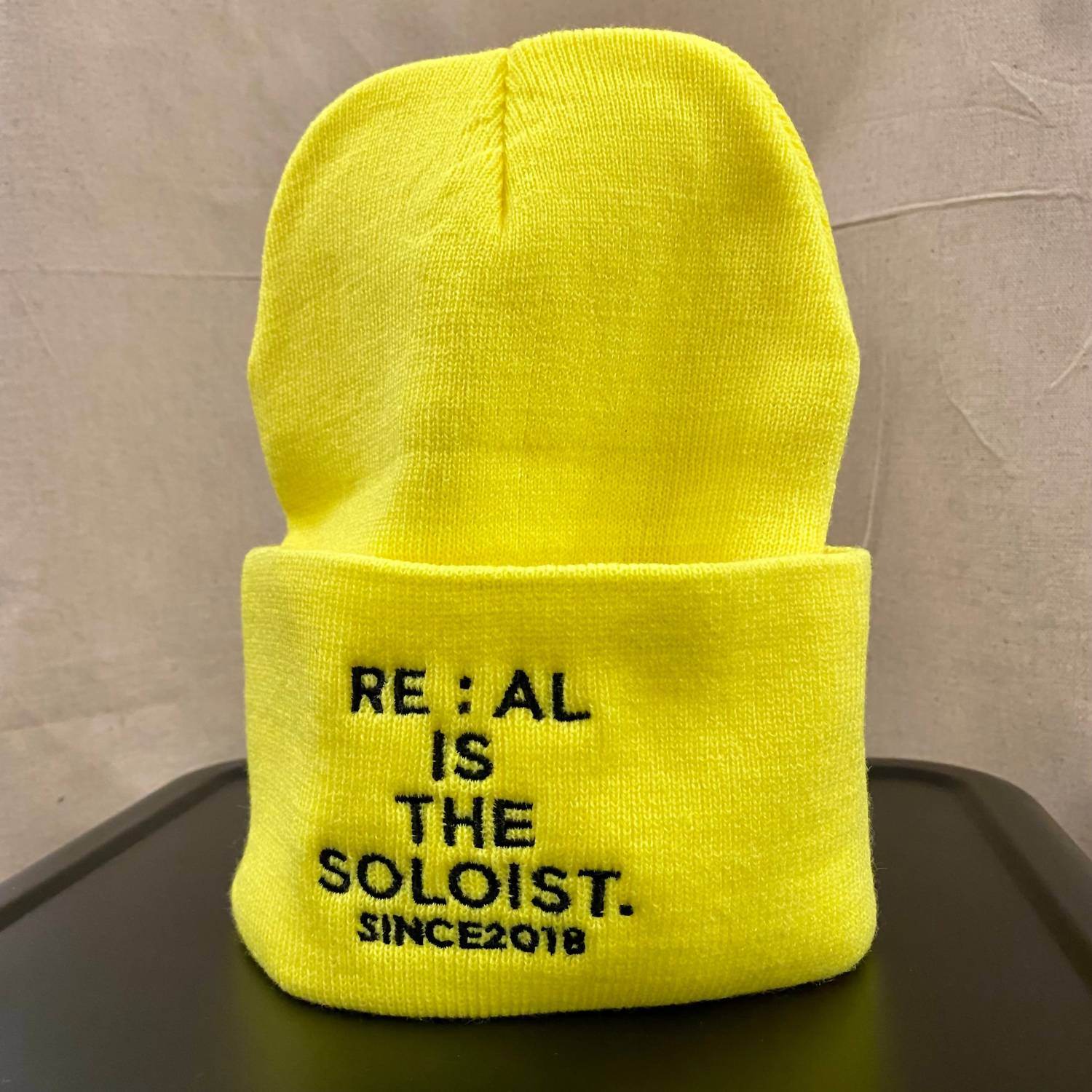 THE SOLOIST X RE:AL - Men's Watch Cap Style Beanie With Folded Flap - Rack Hunt -
