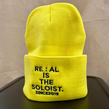 THE SOLOIST X RE:AL - Men's Watch Cap Style Beanie With Folded Flap - Rack Hunt