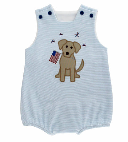 Boy's Knit Infant Bubble Romper