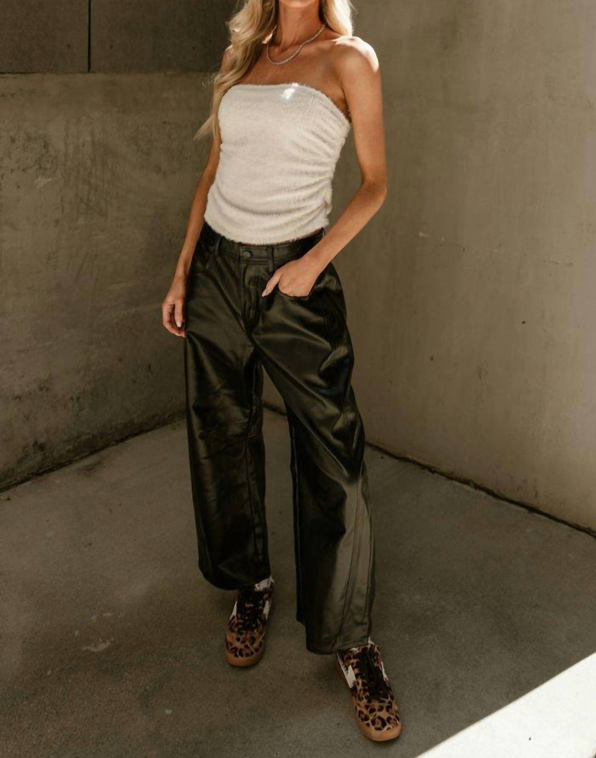 Angelica Faux Leather Pants