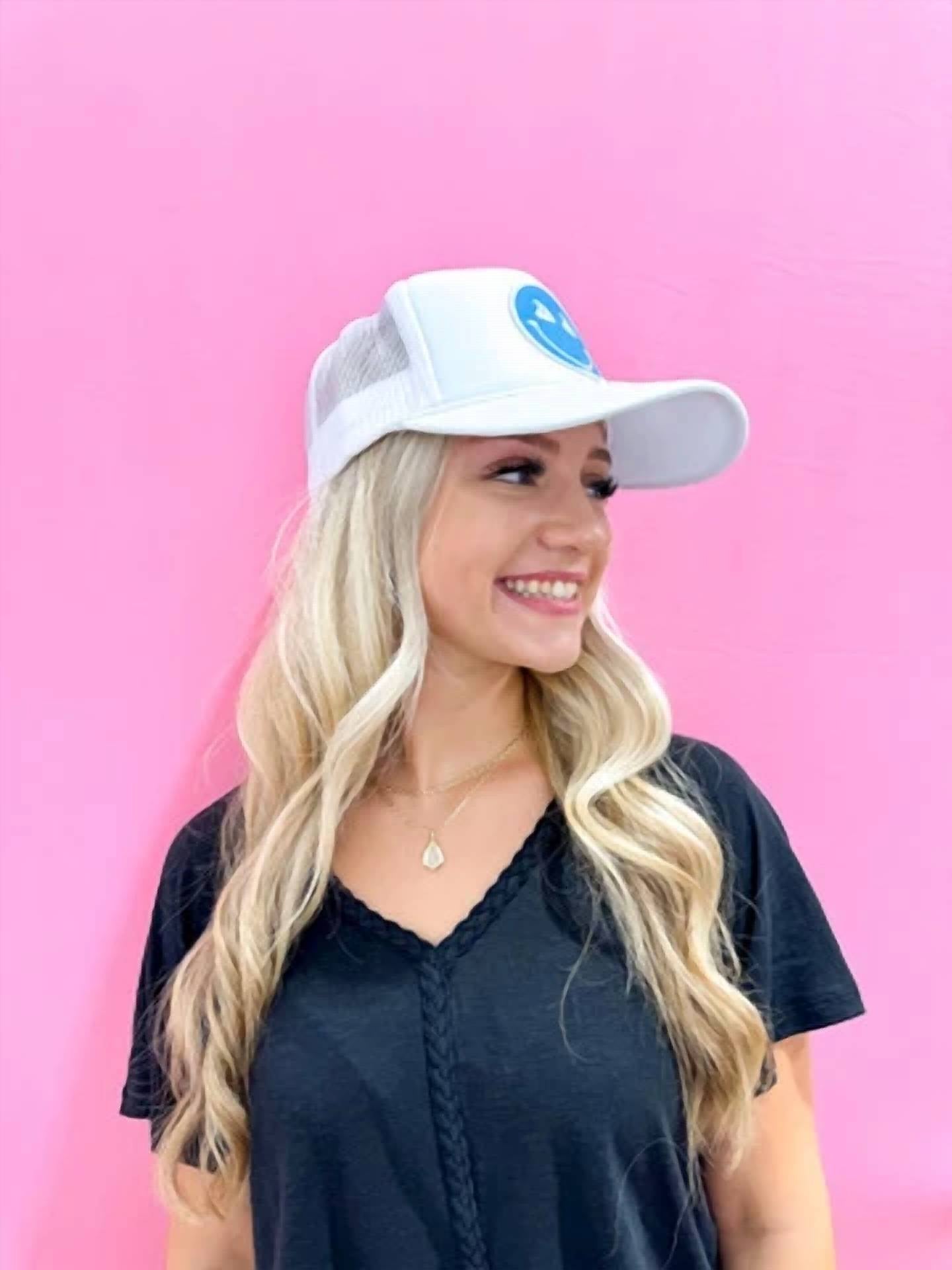 Boat Eye Smiley Trucker Hat