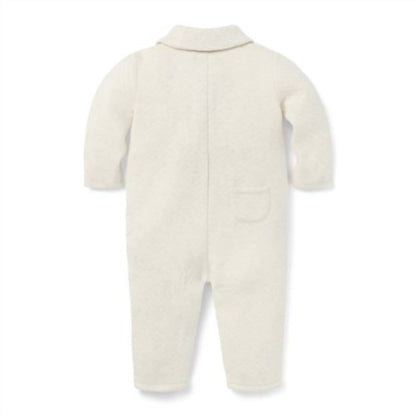 Kid's Matelasse Shawl Onepiece Romper