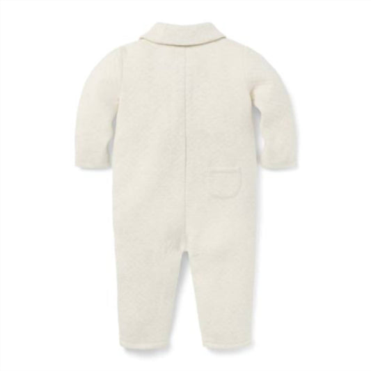 Kid's Matelasse Shawl Onepiece Romper