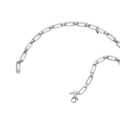 Women's Paper Clip Chain Necklace