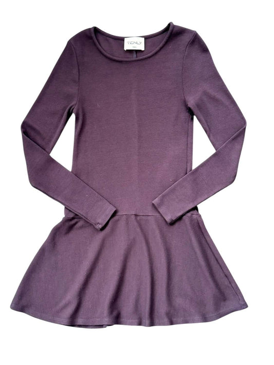 Girl's Rayon Rib Long Sleeve Tank Dress