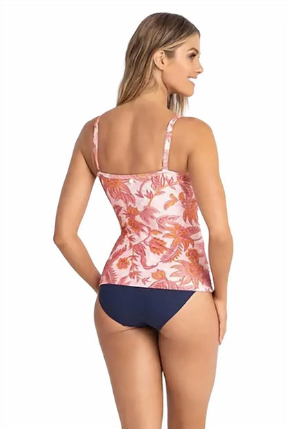 Azura - Malolo Twist Front Tankini Top - Rack Hunt