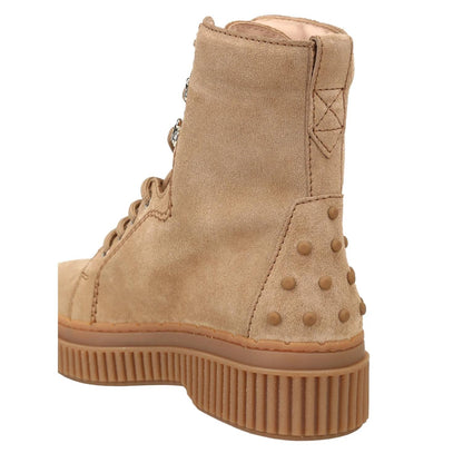 Women's Gomma Suede Lace-up Ankle Boots