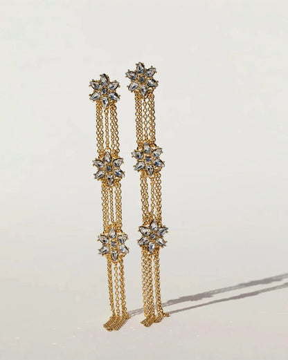 Sangaah Jewelry - Jasmine Shoulder Duster Earrings - Rack Hunt
