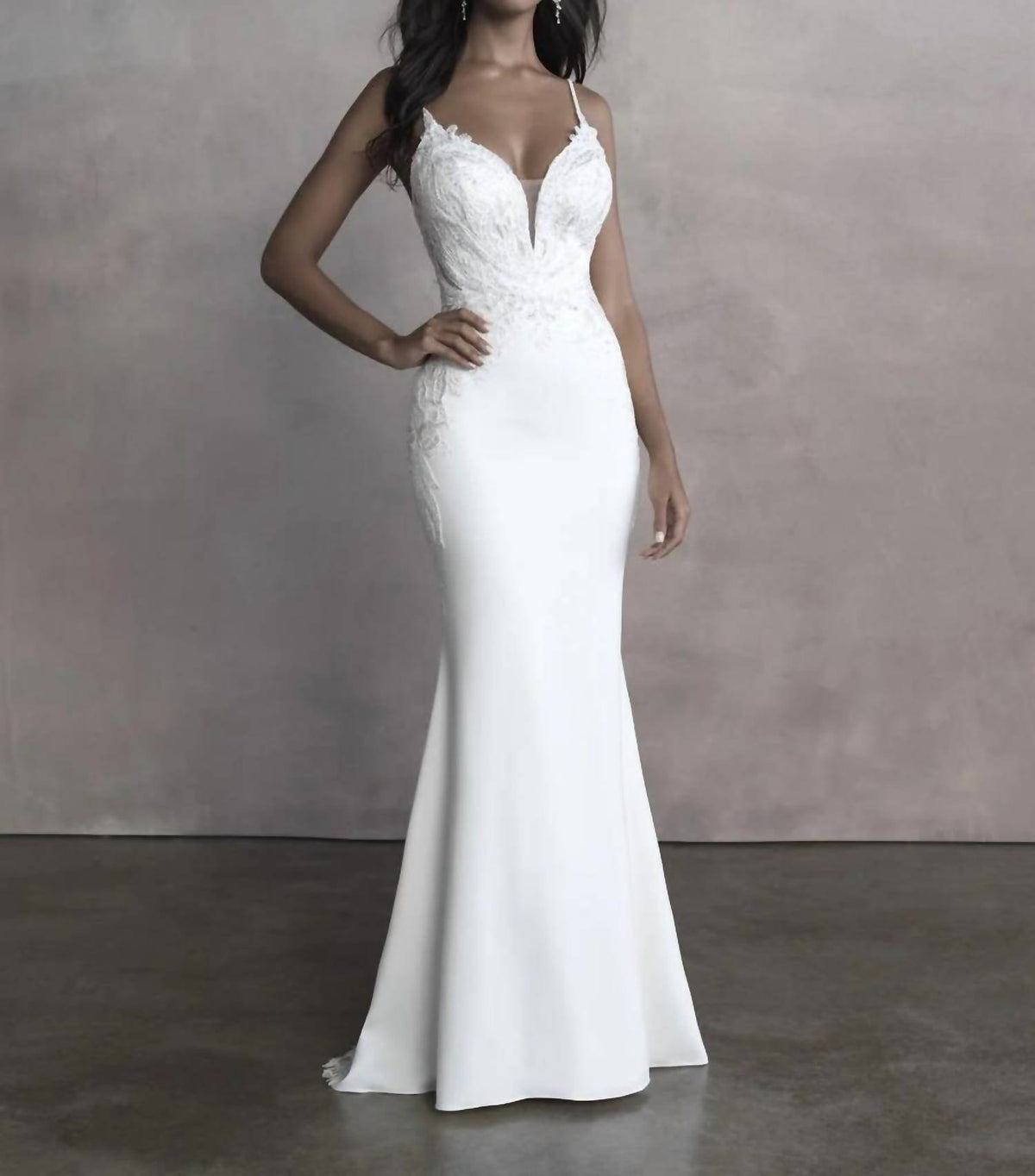 Embroidered Appliques Gown