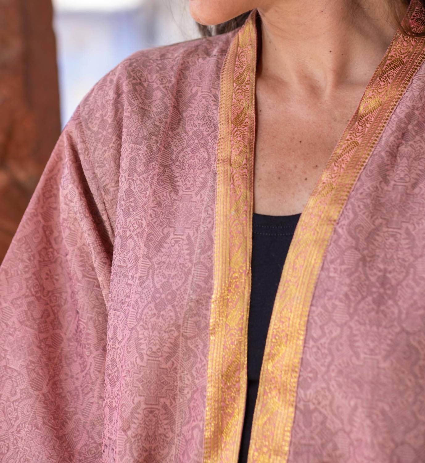 StandAwt - Diva Silk Saree One Size Kimono - Rack Hunt -