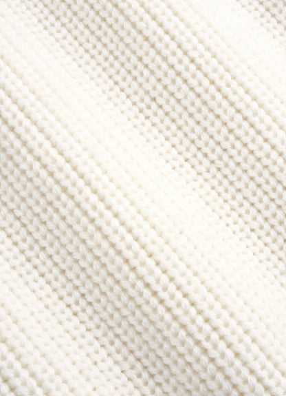 Ribbed Merino Wool Turtleneck Sweater - Plus
