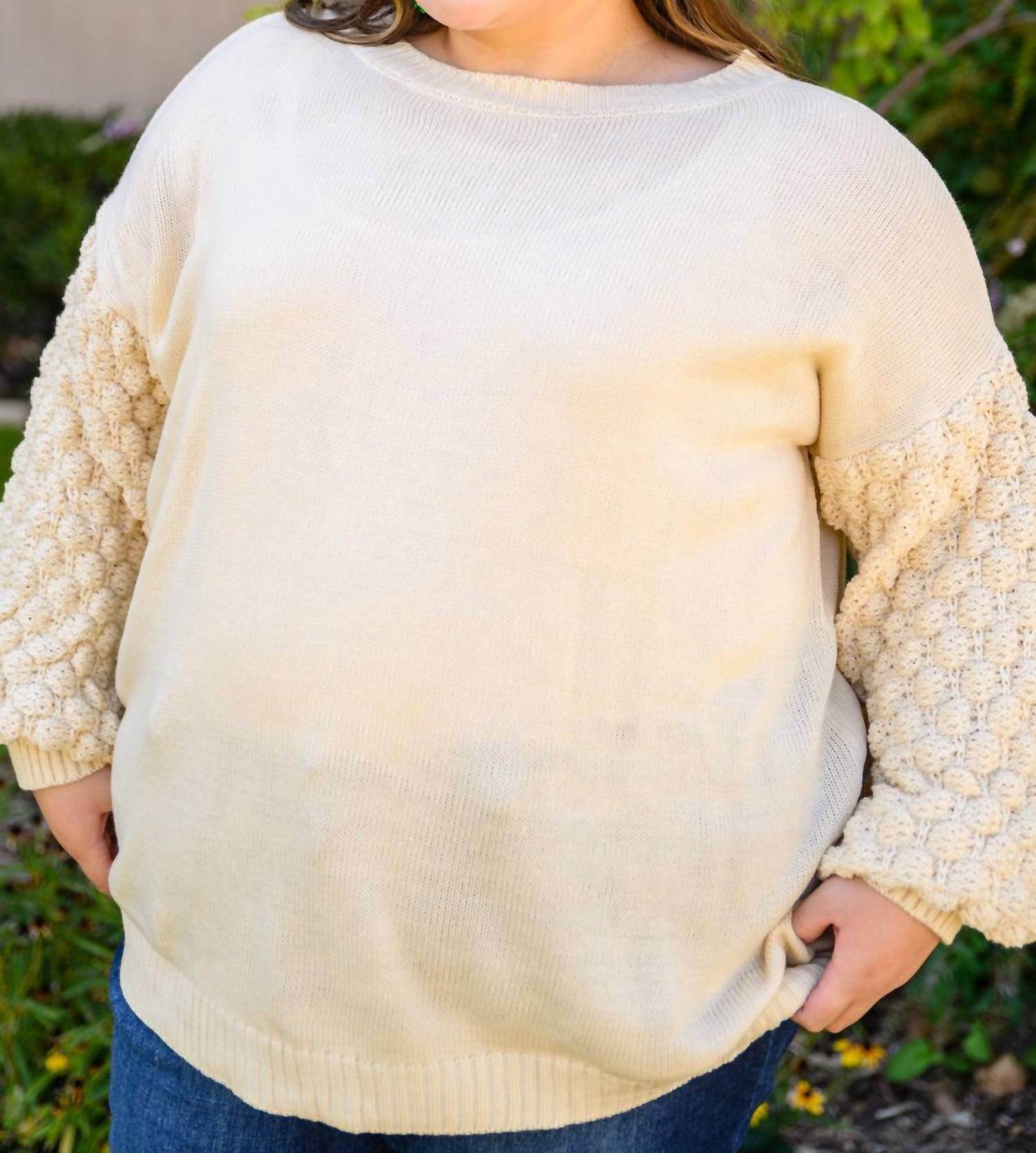 Ave Shops - Bubbly B Sweater - Rack Hunt -