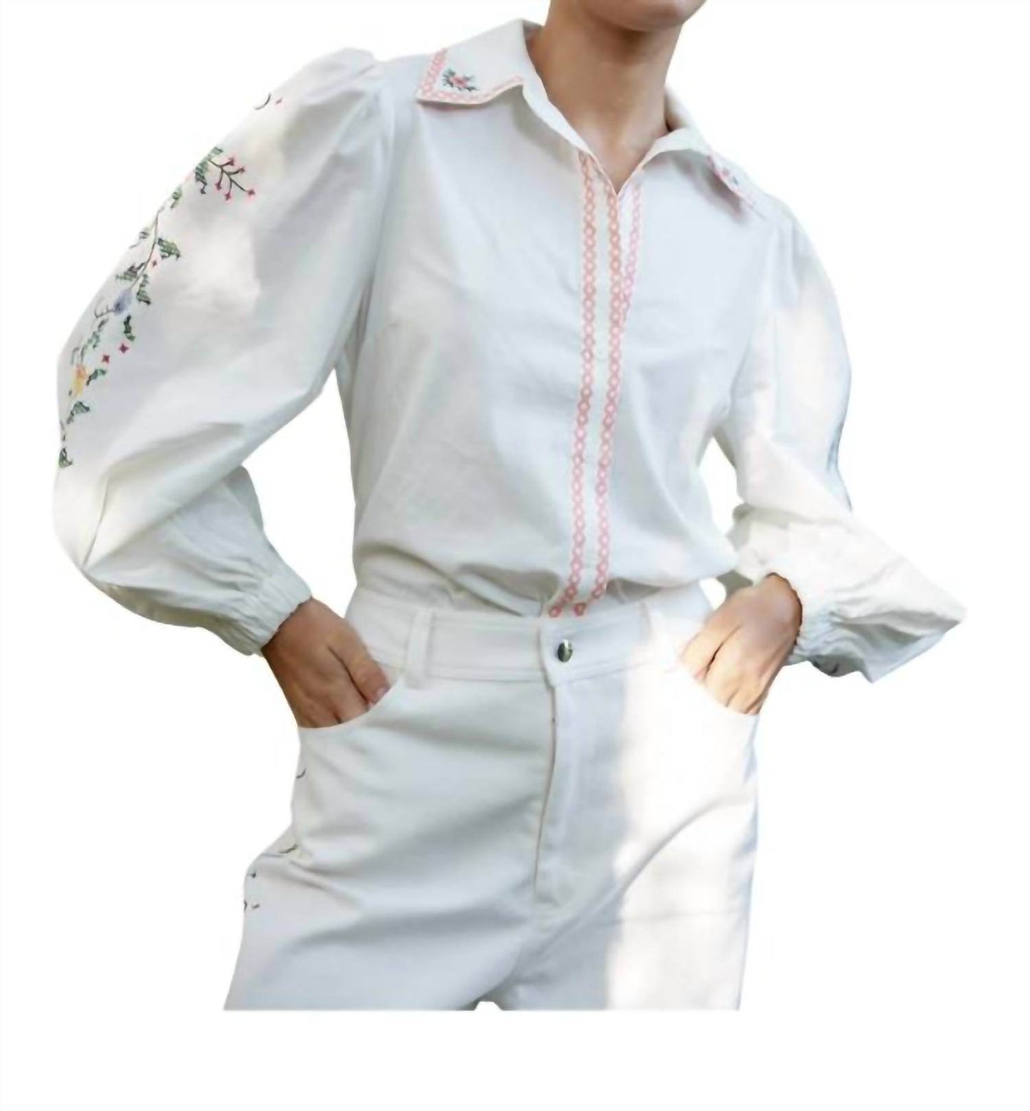 Aston Studio - Maggie Floral Long Sleeve Blouse - Rack Hunt