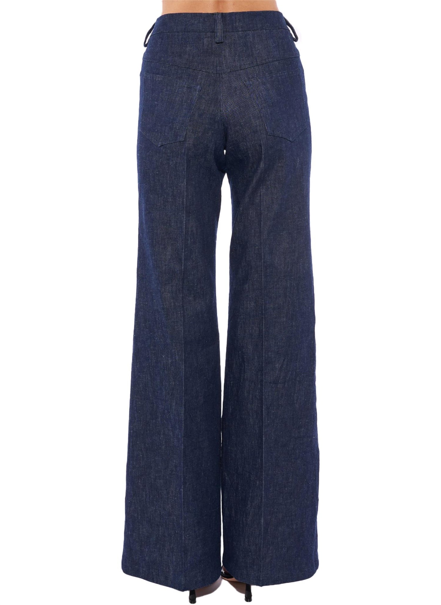 Denim Wide Leg Trouser