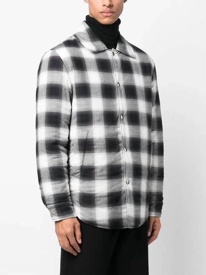 Sandro - Grunge Check Overshirt Jacket - Rack Hunt