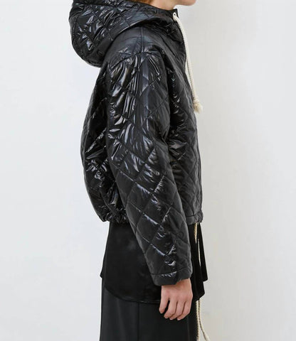 Short length quilted jacket