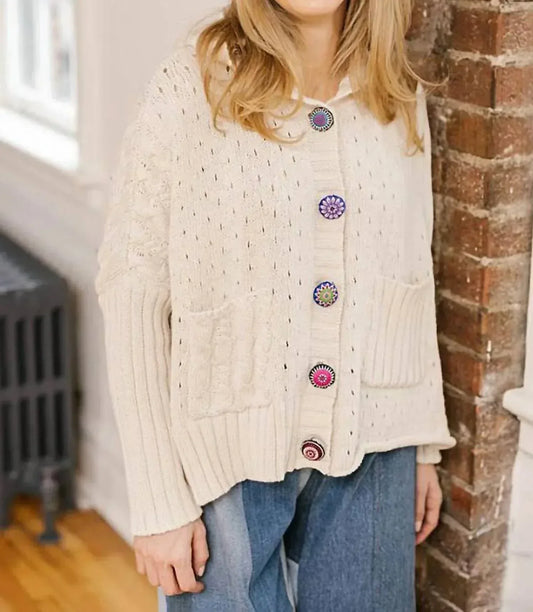 shannon passero - Rome Button Front Cardigan - Rack Hunt